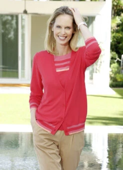 Cardigan In Feinstrick