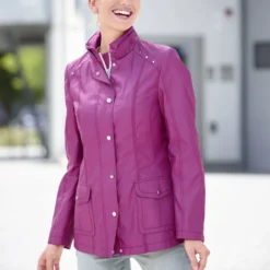 Jacke Mit Ziernieten An Der Schulterpartie