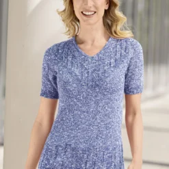 Pulli Aus Melangegarn