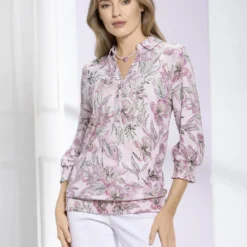 Shirt-Tunika Mit Aparter Kragenlösung