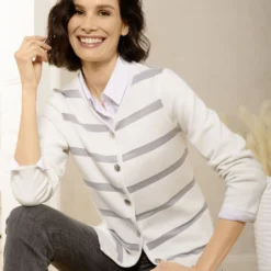 Strickjacke In Milano-Rippe