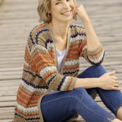 Strickjacke Mit Nachhaltig Recycelter Baumwolle