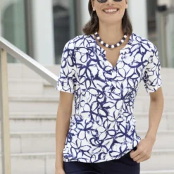 Tunika Mit Stehkragen